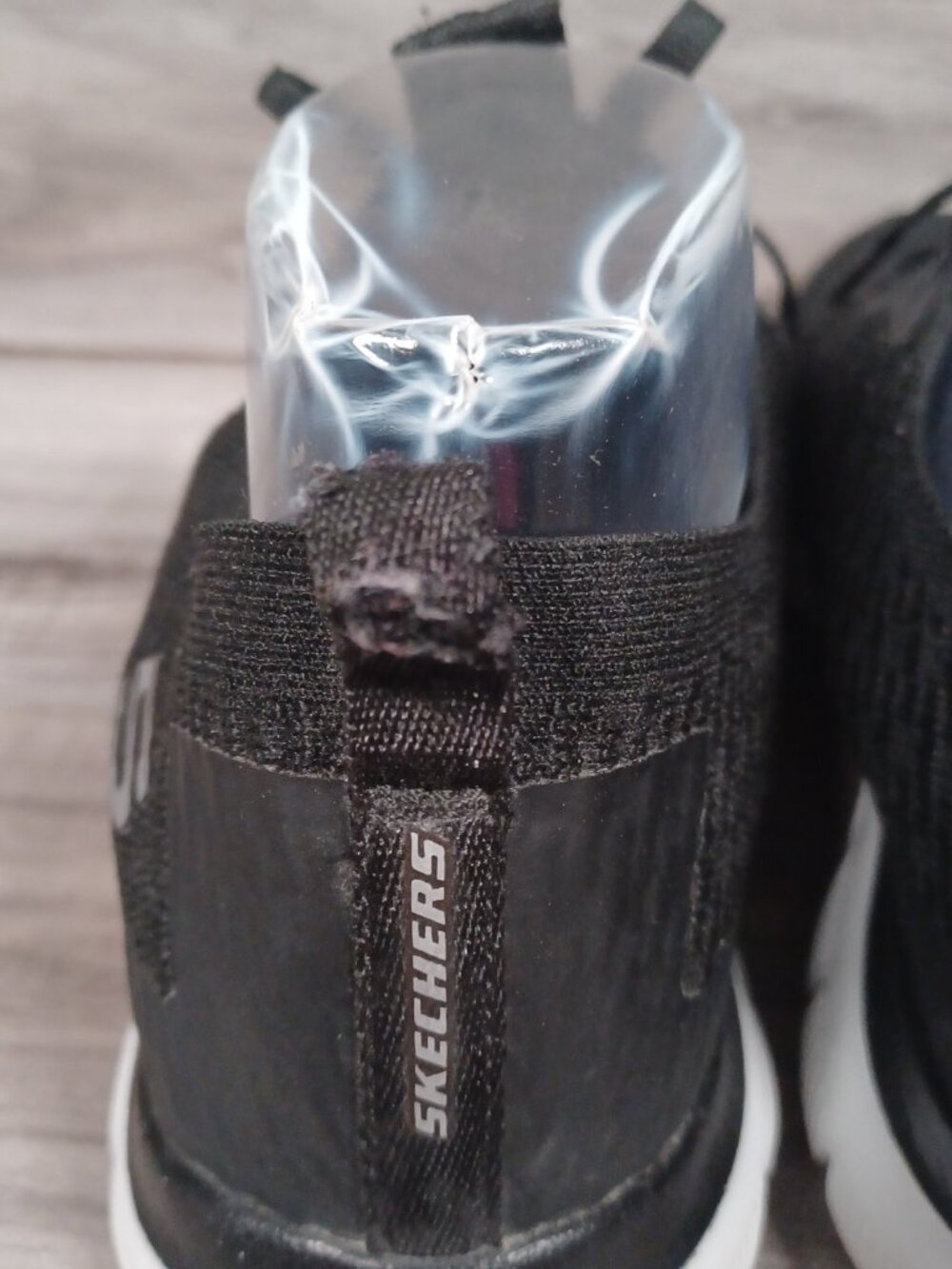 Skechers Slip-ins Men's Size 9 Black Air-Cooled Memory Foam Wide Fit Sneakers - Picture 5 of 15